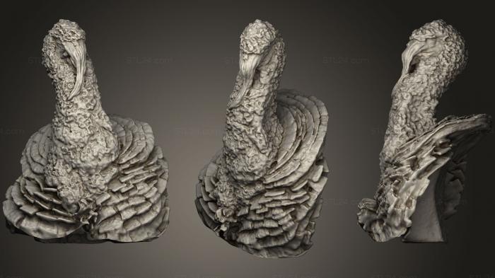 Animal figurines (The gobbler, STKJ_1546) 3D models for cnc